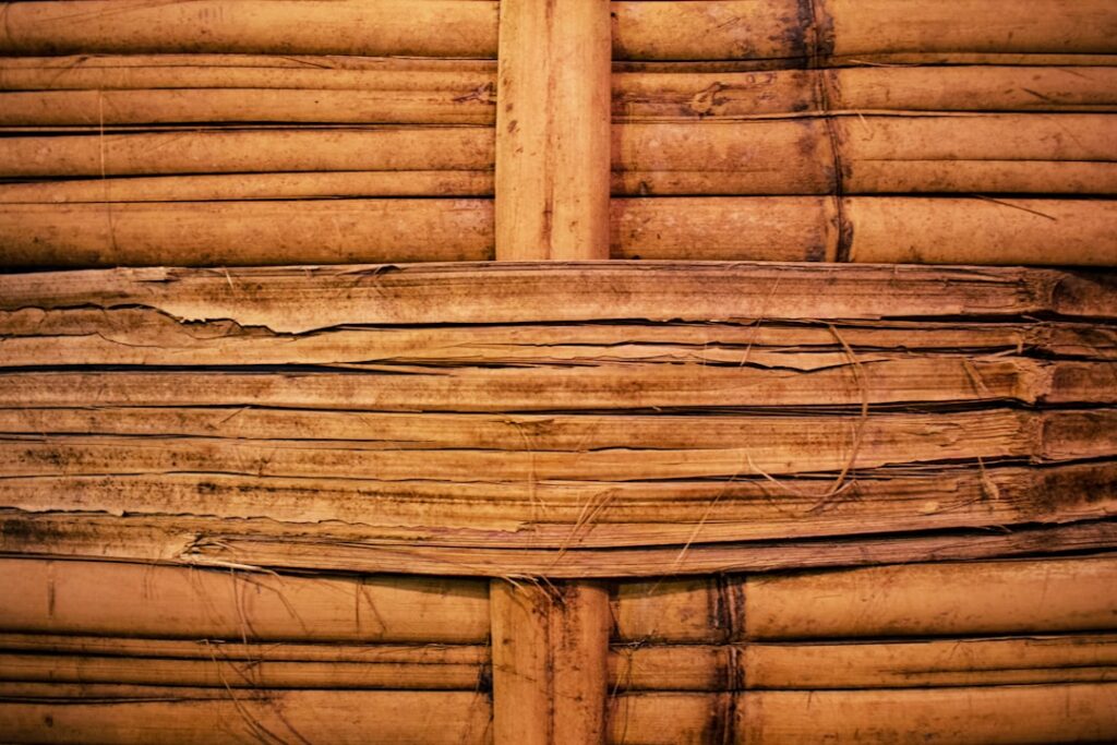 Bamboo flooring in a modern home