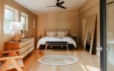 Beautiful bedroom flooring
