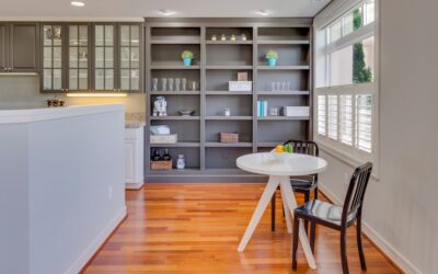 Beautiful hardwood flooring in a staged home for sale