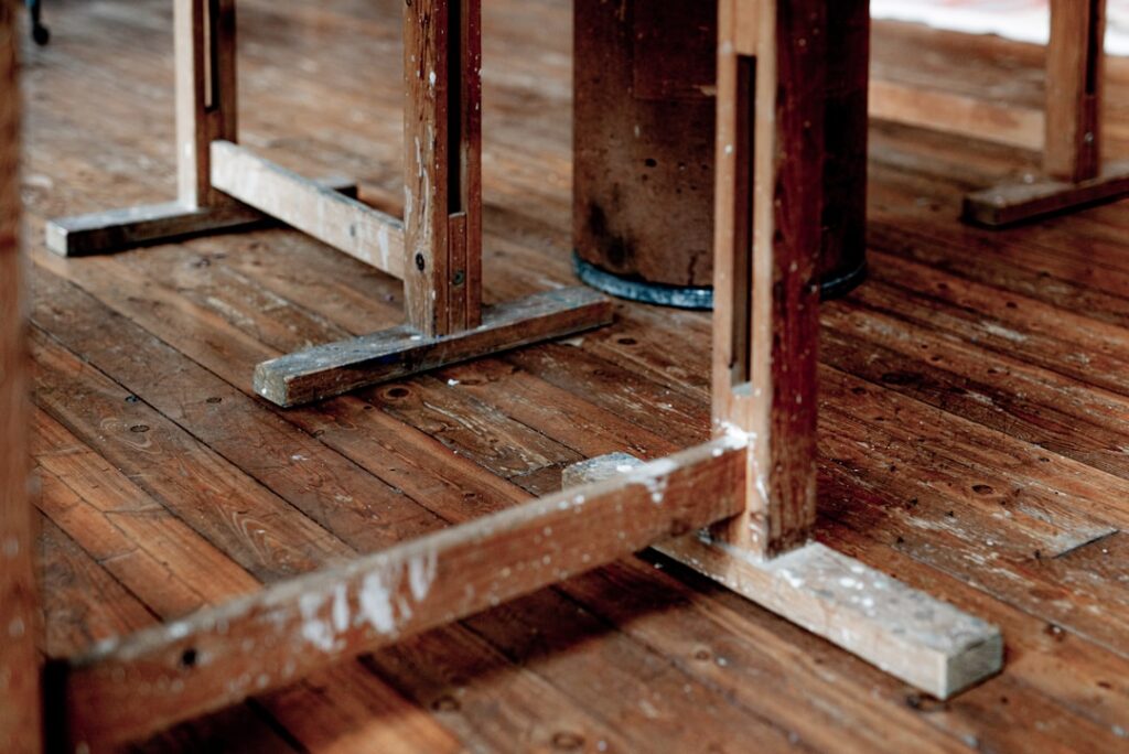 Fixing a squeaky hardwood floor