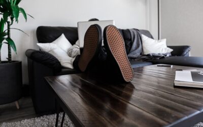 SPC luxury vinyl plank flooring installed in a modern living room