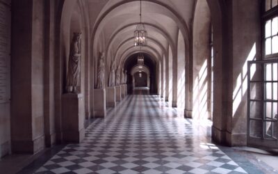 Marble flooring in an elegant interior