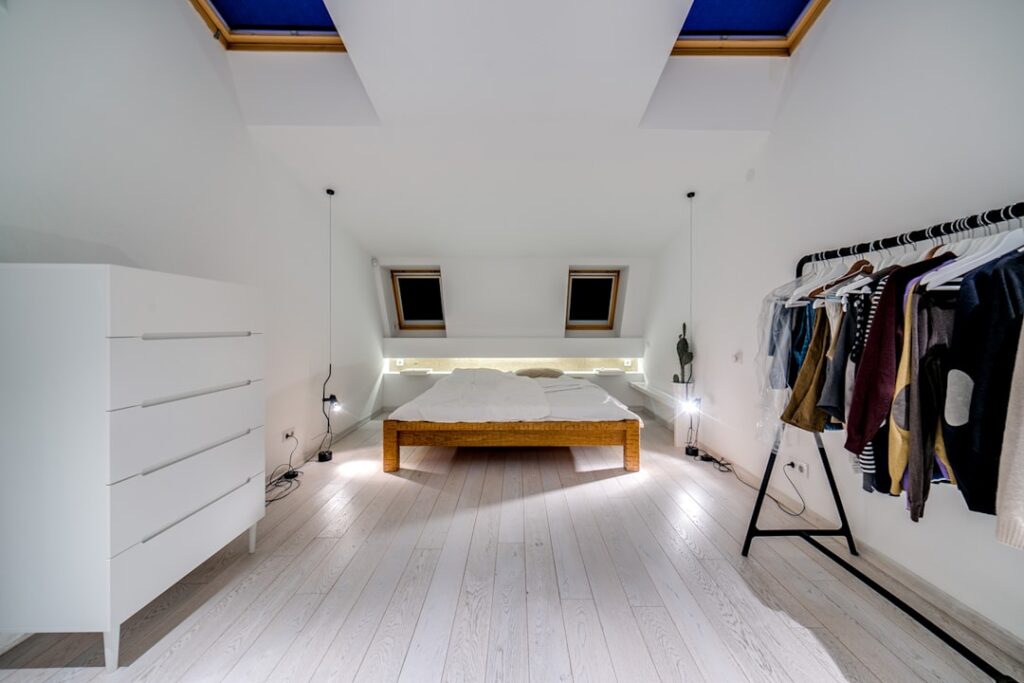 Parkay luxury vinyl plank flooring installed in an open-concept living space