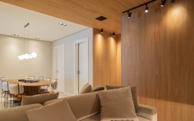 Quick-Step laminate flooring installed in a modern living room with natural light
