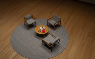 Luxury vinyl resilient flooring in an open-concept kitchen and living area