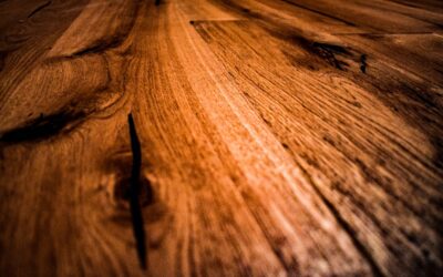 Beautiful solid oak hardwood flooring with natural grain pattern in a residential room