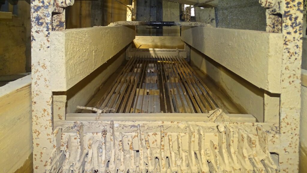 Vinyl plank flooring installed over a concrete subfloor