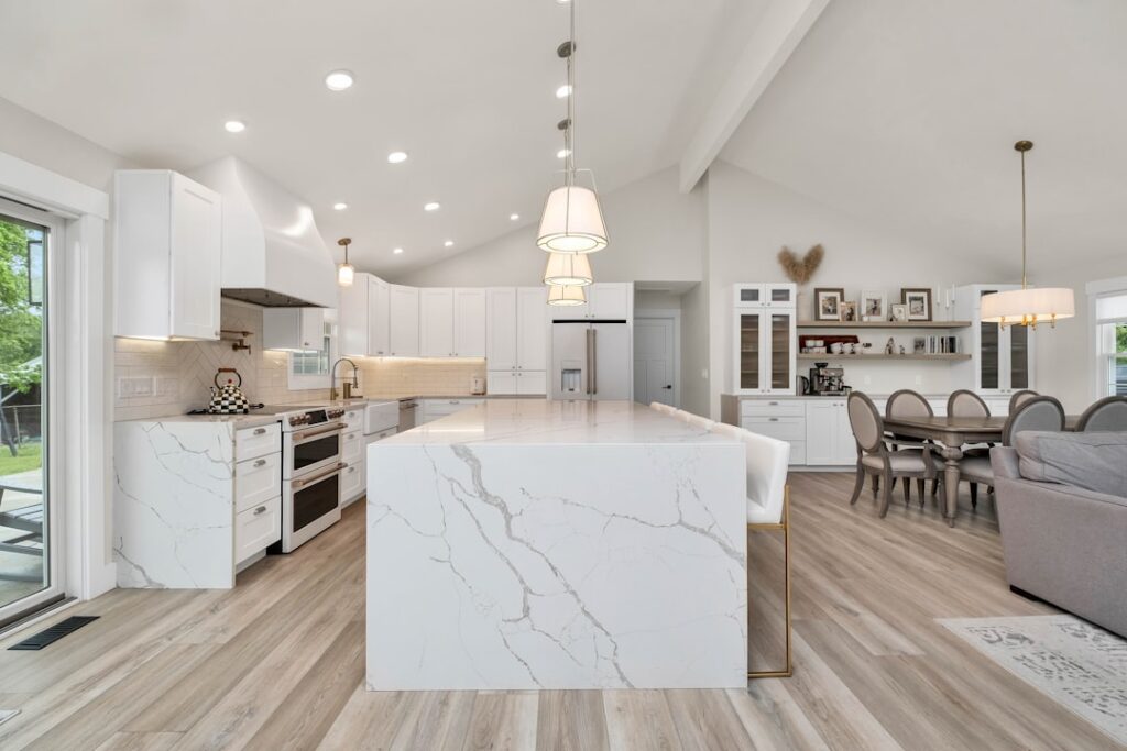 Waterfall Countertops - A Complete Guide to This Stunning Kitchen Feature