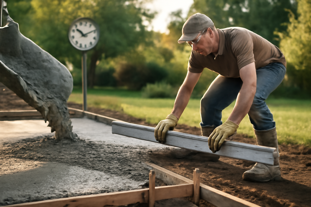 Best Time to Pour Concrete: Timing Guide for a Strong Slab