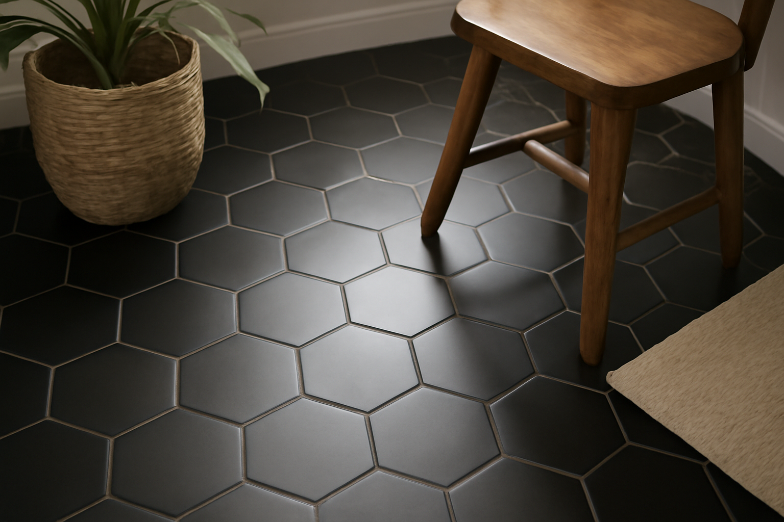 Black Hexagon Tile: The Complete Guide for Homeowners - D and G Flooring