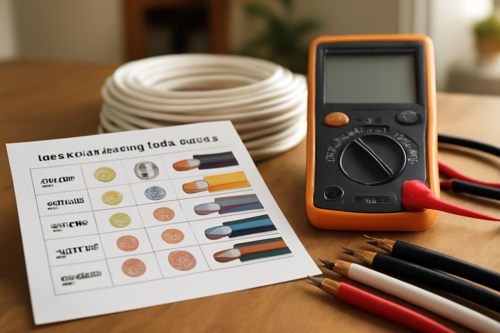 House Wiring Wire Size Chart: A Complete Guide for Homeowners