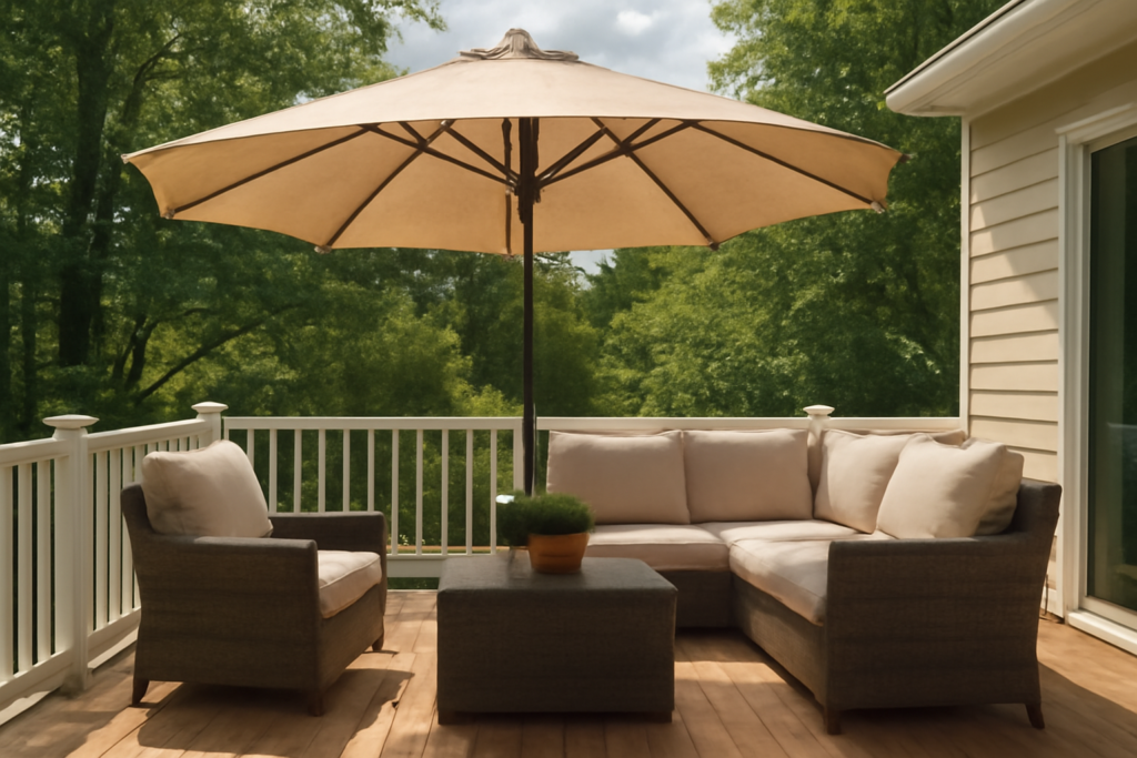 Large Umbrella for Deck: Complete Guide for Homeowners