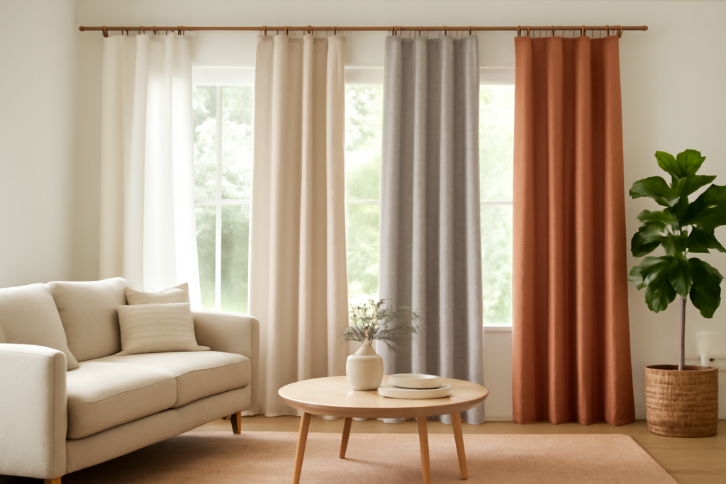 Types of Curtains for Living Room: A Complete Guide for Homeowners