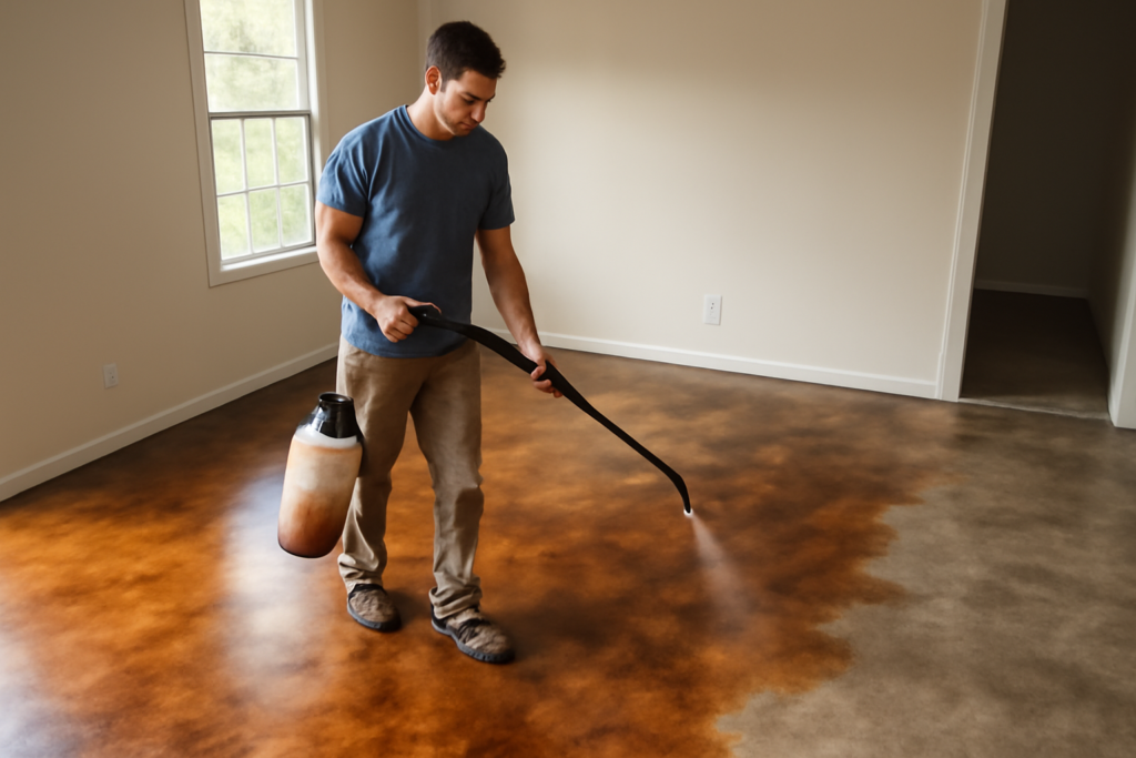 Acid Stain Concrete Floor: Pros, Cons, and How-To