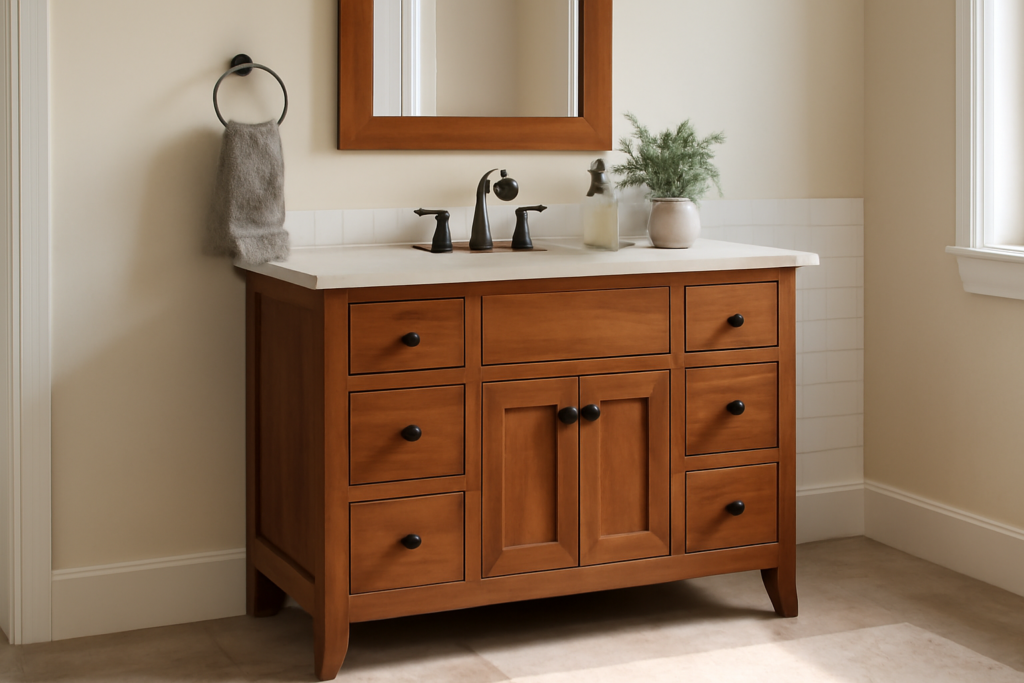 Amish-Made Bathroom Vanity: Quality and Cost