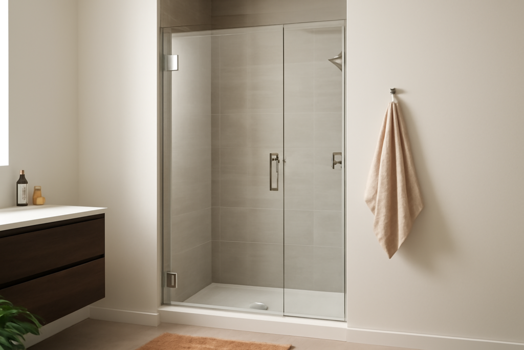 ANZZI Romance Frameless Swinging Shower Door