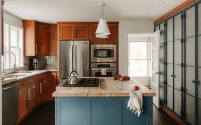 Blue Kitchen Walls With White Cabinets: Design Ideas