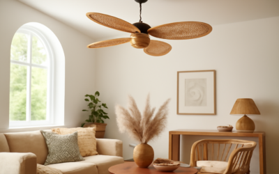 Boho Ceiling Fan: Rattan, Woven, and Wood Picks That Still Move Air