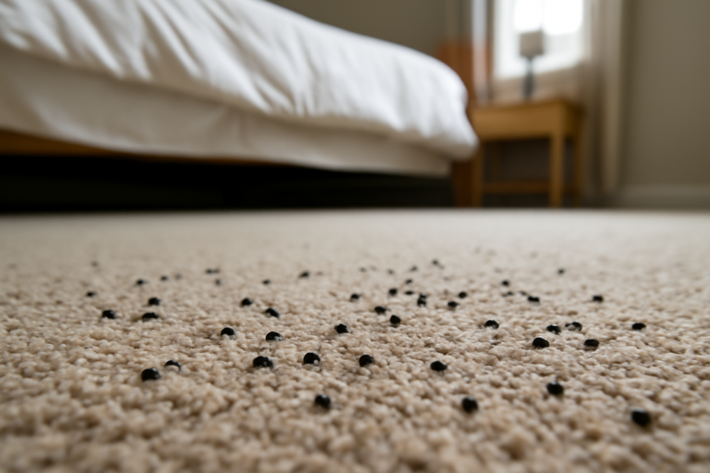 Little Tiny Black Bugs in Your Carpet Bedroom: What They Are and How to Get Rid of Them