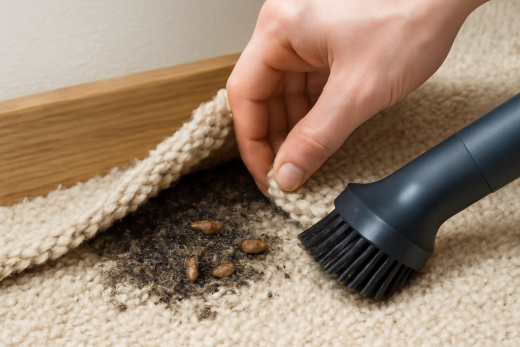 Carpet Beetle Larvae Nest: Identification and Removal
