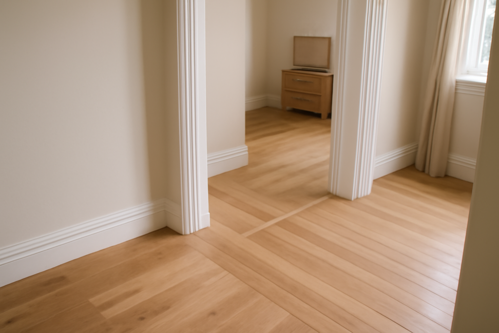 Changing Direction of Wood Flooring Between Rooms