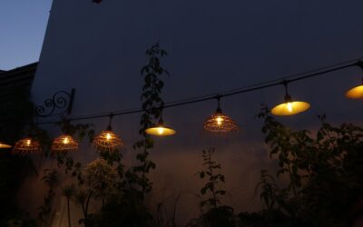 Covered Patio String Lights Ideas