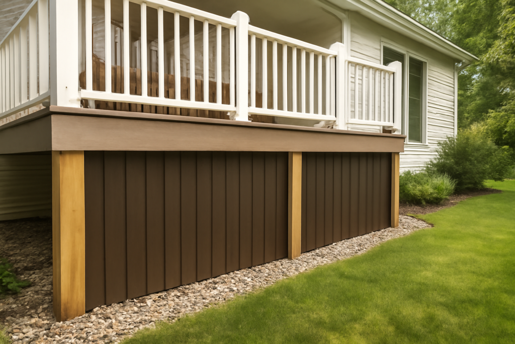Deck Siding: How to Finish and Skirt the Space Under Your Deck