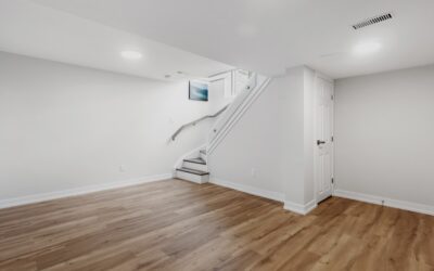 Before and After: Painting a Basement Floor