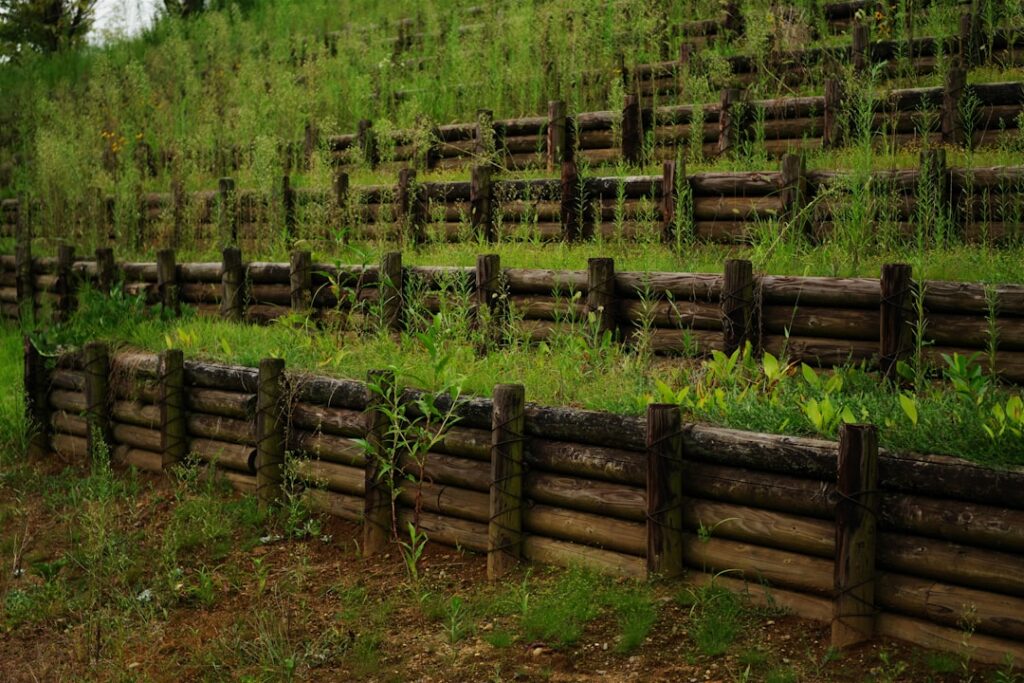 Landscape Timber Retaining Wall: Build Guide