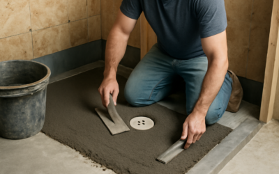Dry Pack Shower Pan: Mortar Bed Method