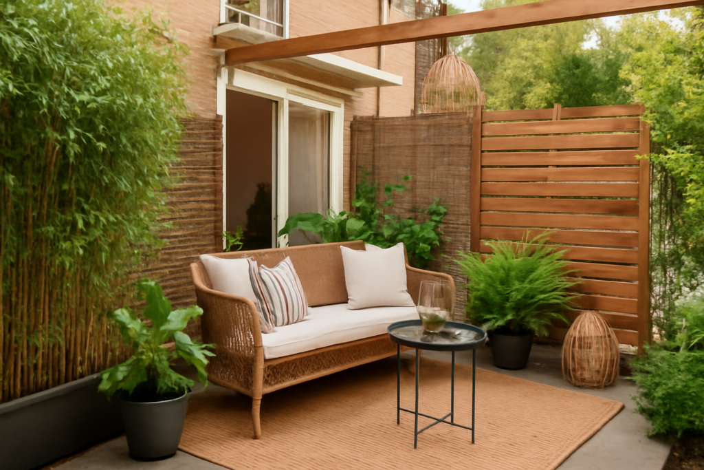 First Floor Apartment Patio Privacy Ideas