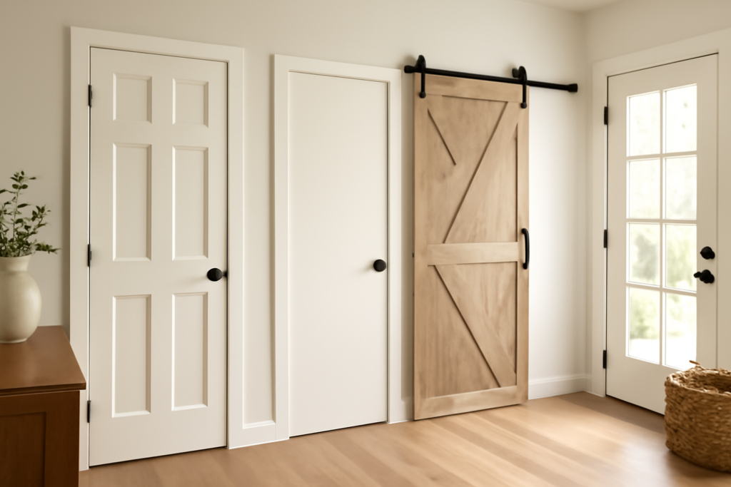 Interior Door Styles: Panel, Flush, Barn, and Every Other Option