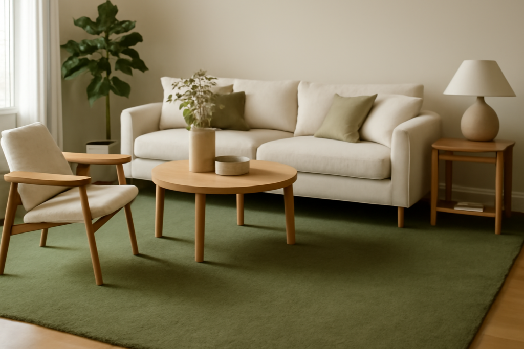 Olive Green Carpet: How to Choose and Style It
