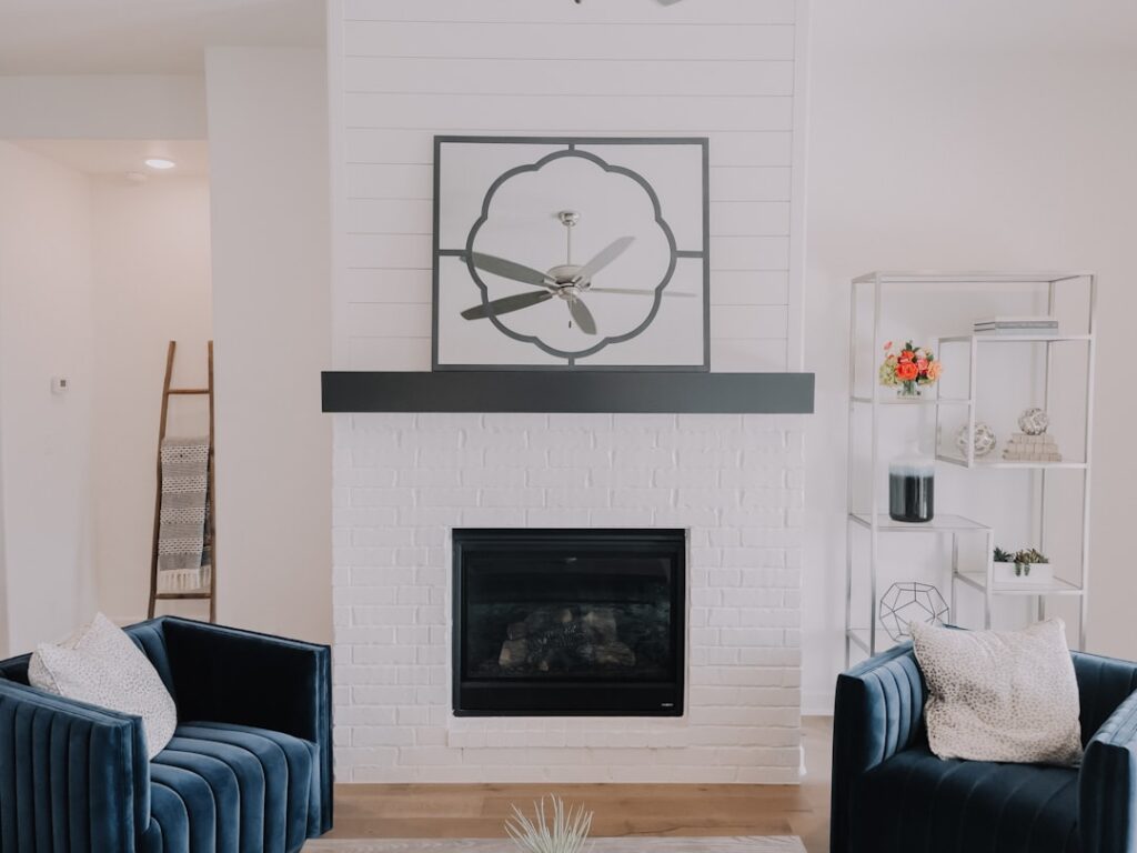 Painted Brick Fireplaces: Before and After