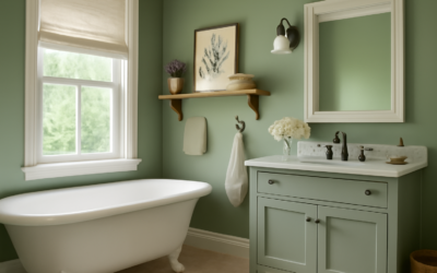 Sage Green Farmhouse Bathroom: Design Ideas