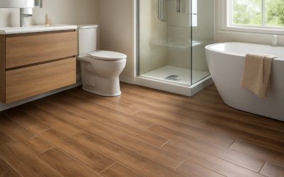 Wood Look Tile Bathroom Floor Ideas: Design Inspiration