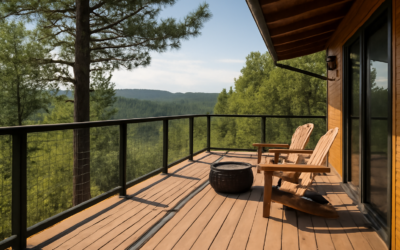 Hogwire Deck Railing: Open Views With a Modern Rustic Edge