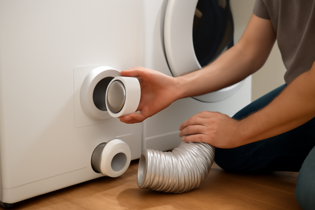 Magnetic Dryer Vent Connector Guide