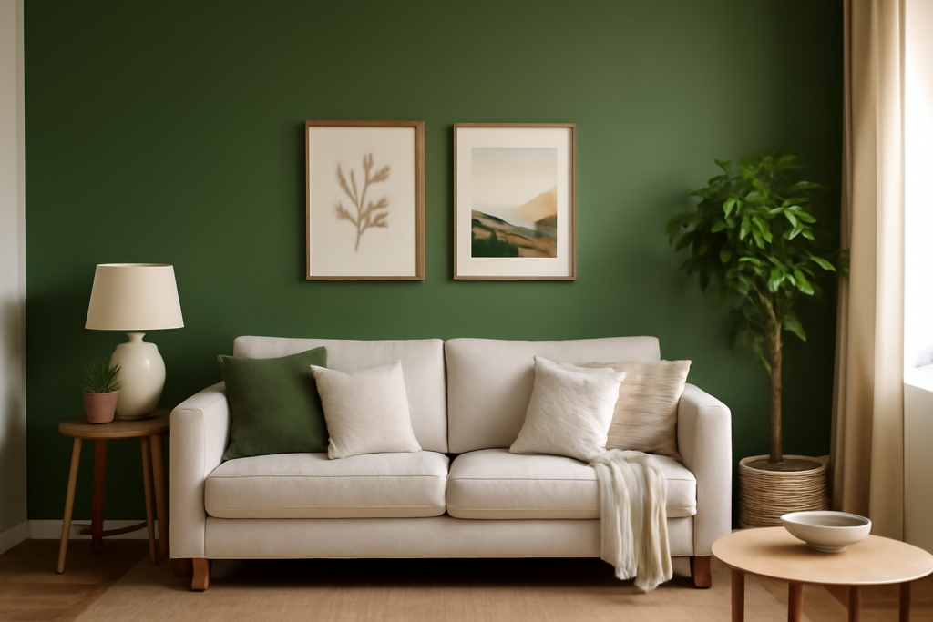 Olive Green Accent Wall: How to Get It Right