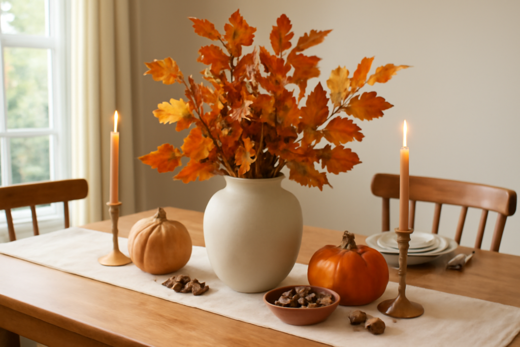 Fall Dining Table Centerpiece Ideas for Easy Hosting