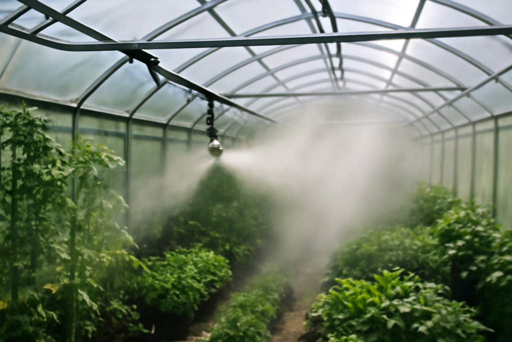 Greenhouse Misting System: Humidity and Cooling on Autopilot
