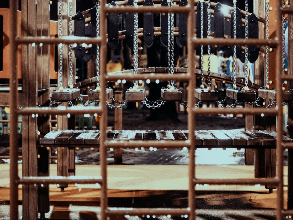 Indoor Wooden Playground: Anchoring, Space & Flooring