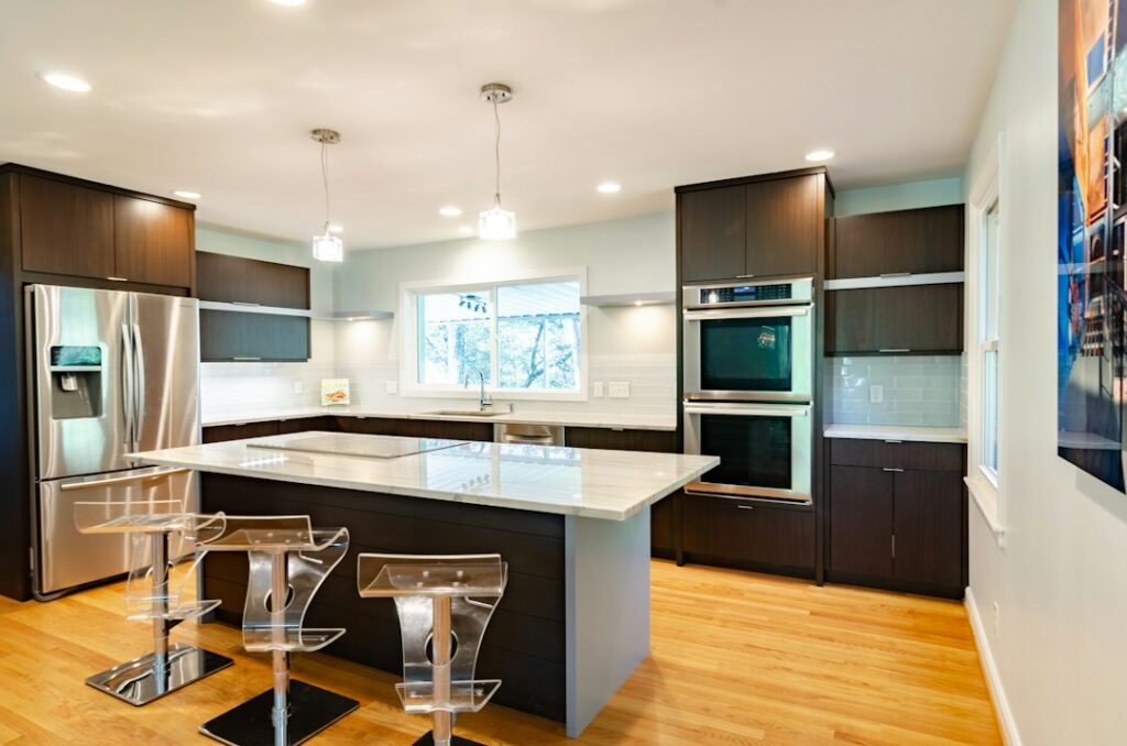 Kitchen Track Lighting: Where to Aim Heads Over Counters
